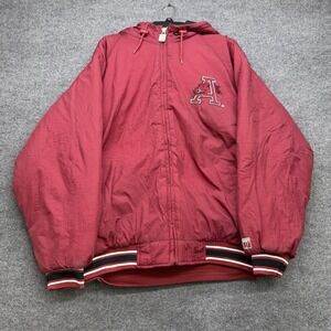 Logo 7 Arkansas Razorbacks Puffer Jacket Vintage‎ 90s Football